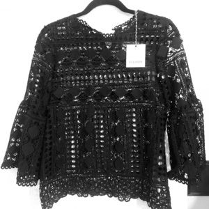 Black Lace Top